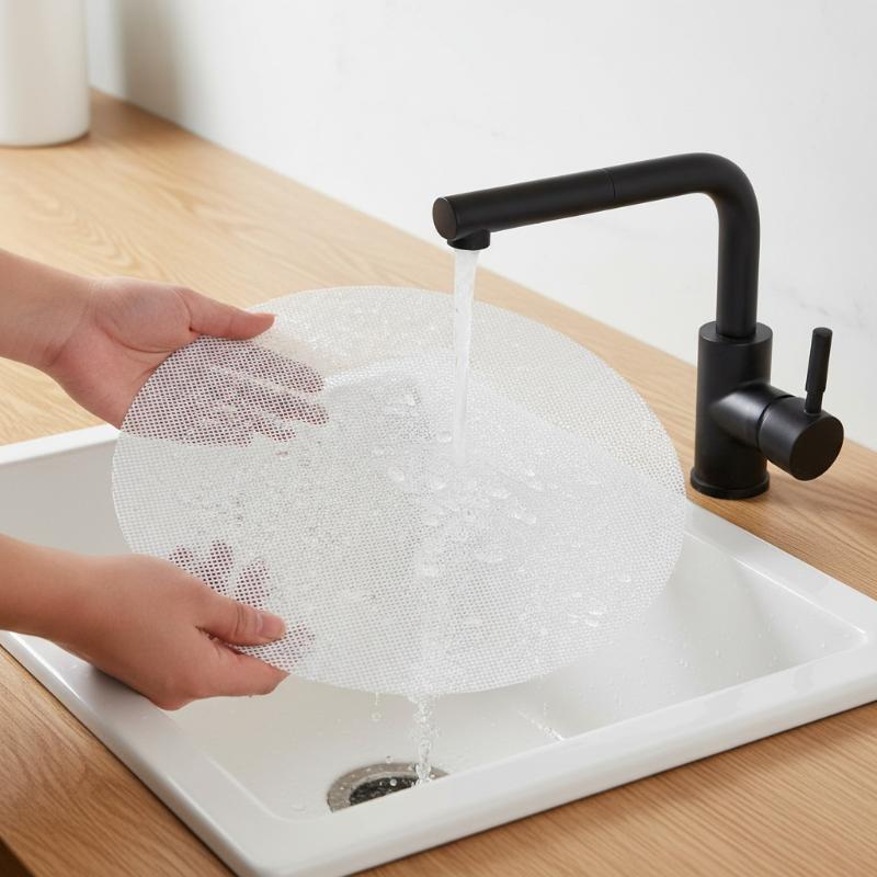 Steamer Bamboo Set - 5pcs/set Reusable Silicone Non-Stick Steamer Liners,