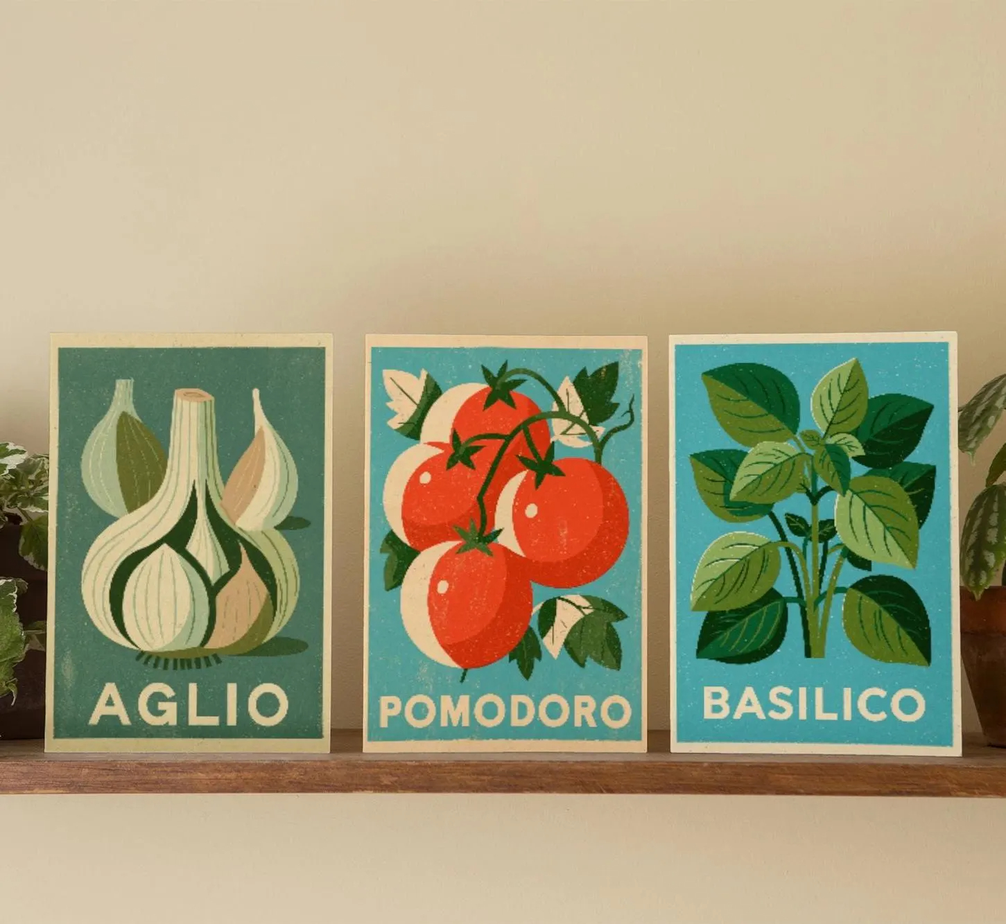 Home Cooking In Italian - Italian Cooking Canvas Wall Art, Vintage