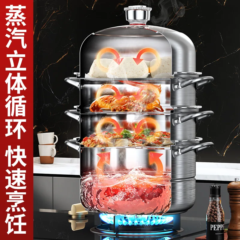 Home Cooking Appliances - Timing steamer cooker double boiler steam