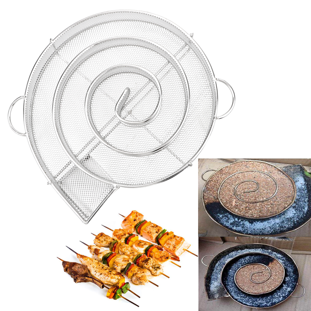 Smoker Box Wood Chip - Cold Smoke Generator Steel Barbecue Grill