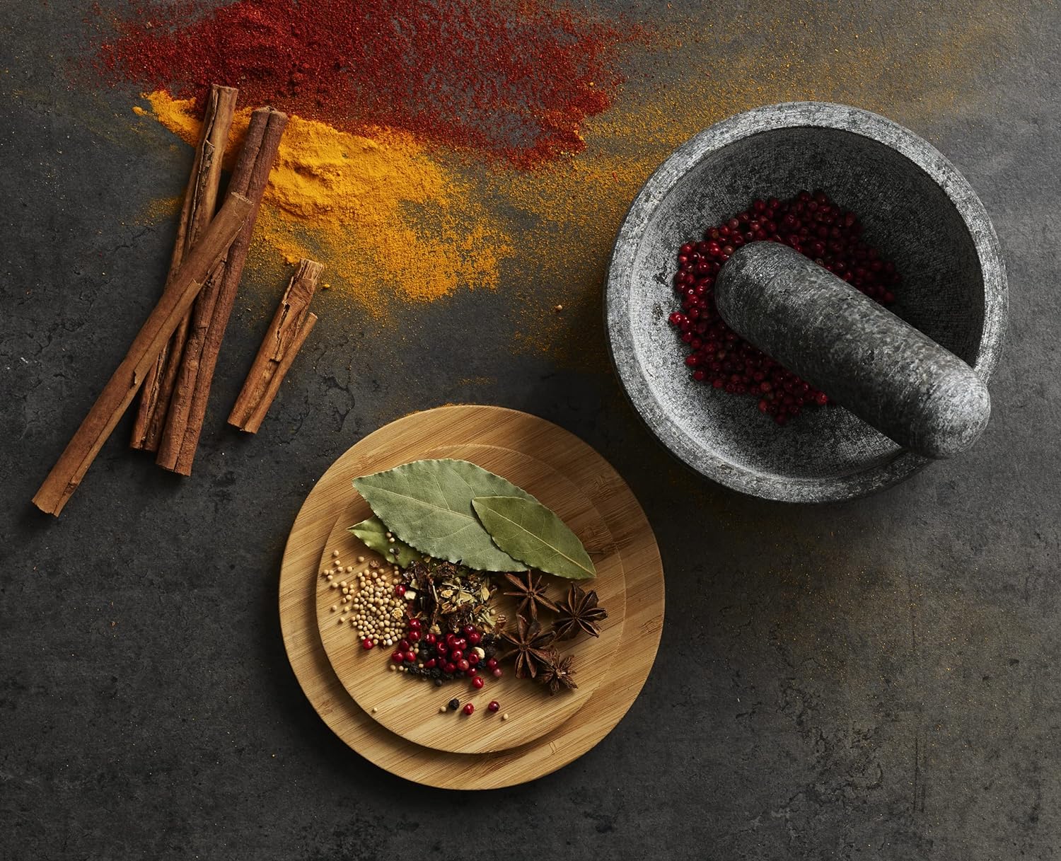 Bamboo cover granite pestle, s - Mortar Pestle Granite 评论和价格