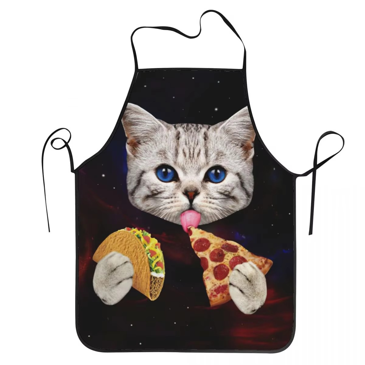 1PC Unisex Space Pizza Cat Apr - Home Cooking Chef 评论和价格