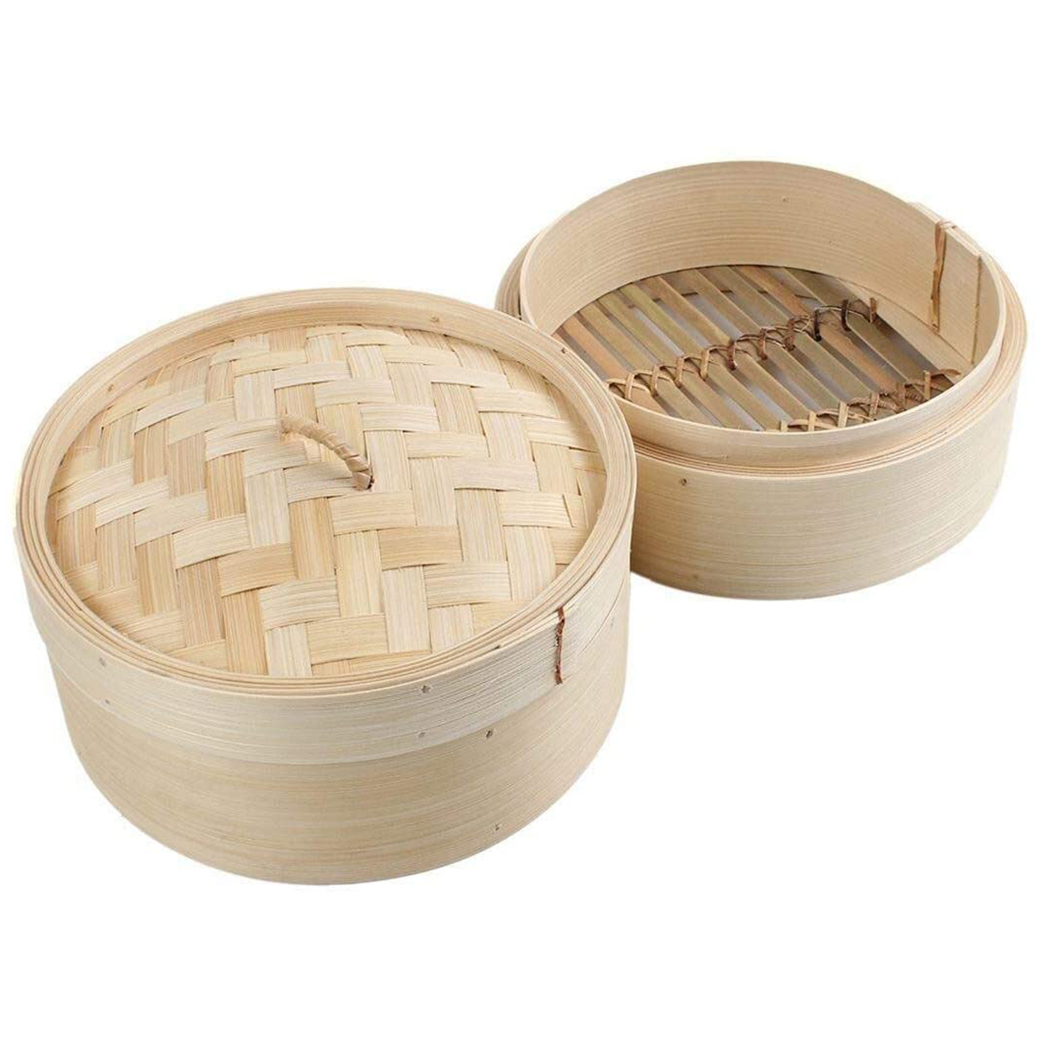 A68P-Bamboo Steamer 2 Tier 8 I - Steamer Bamboo Set 评论和价格