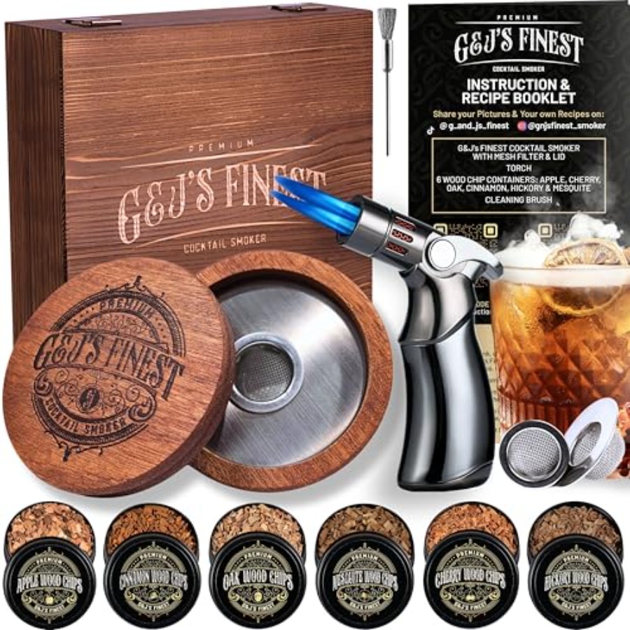 Whiskey Smoker Kit with QuadTo - Smoker Box Wood Chip 评论和价格