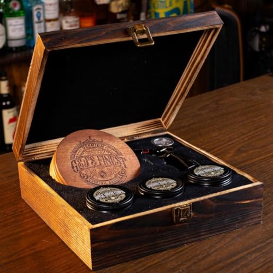 Whiskey Smoker Kit with QuadTo - Smoker Box Wood Chip 评论和价格