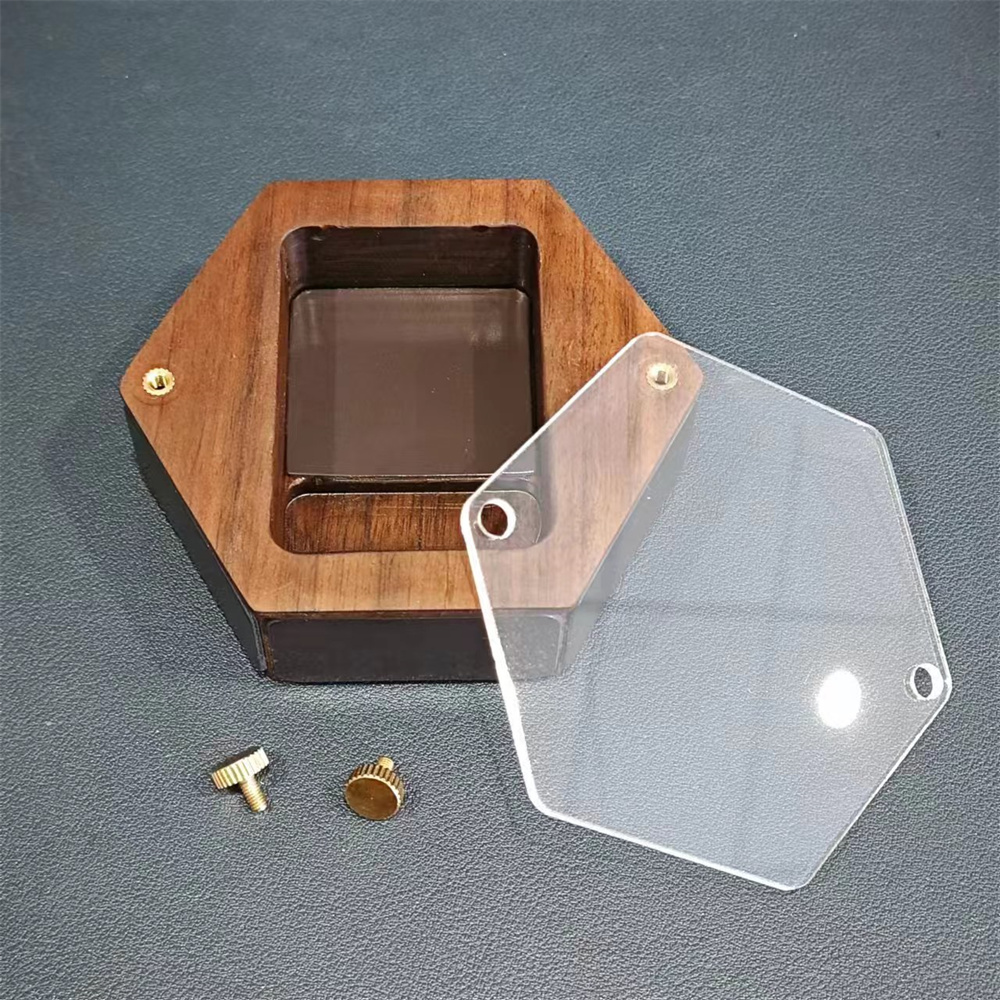 Personality Wooden hexagon Lig - Smoker Box Wood Chip 评论和价格