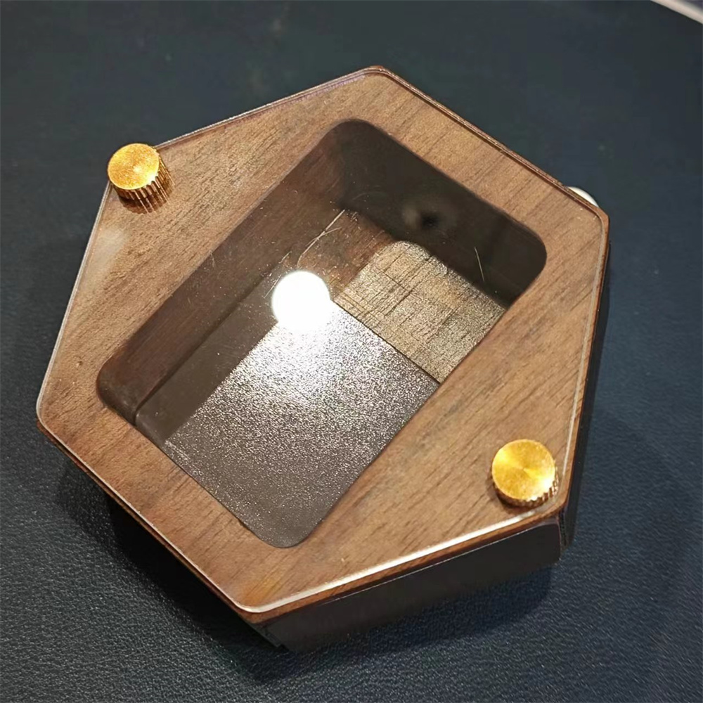 Personality Wooden hexagon Lig - Smoker Box Wood Chip 评论和价格