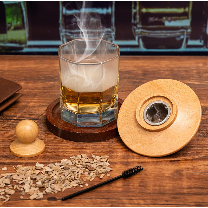 Premium Whiskey Cocktail Smoke - Smoker Box Wood Chip 评论和价格