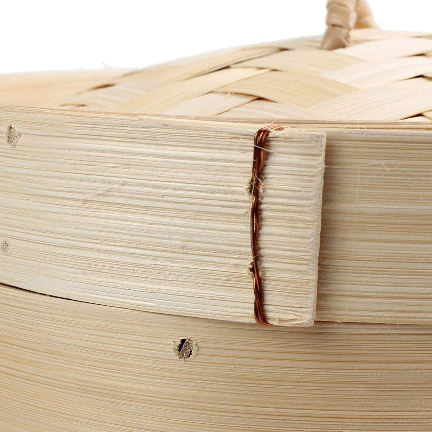 AEE4-Bamboo Steamer 2 Tier 8 I - Steamer Bamboo Set 评论和价格