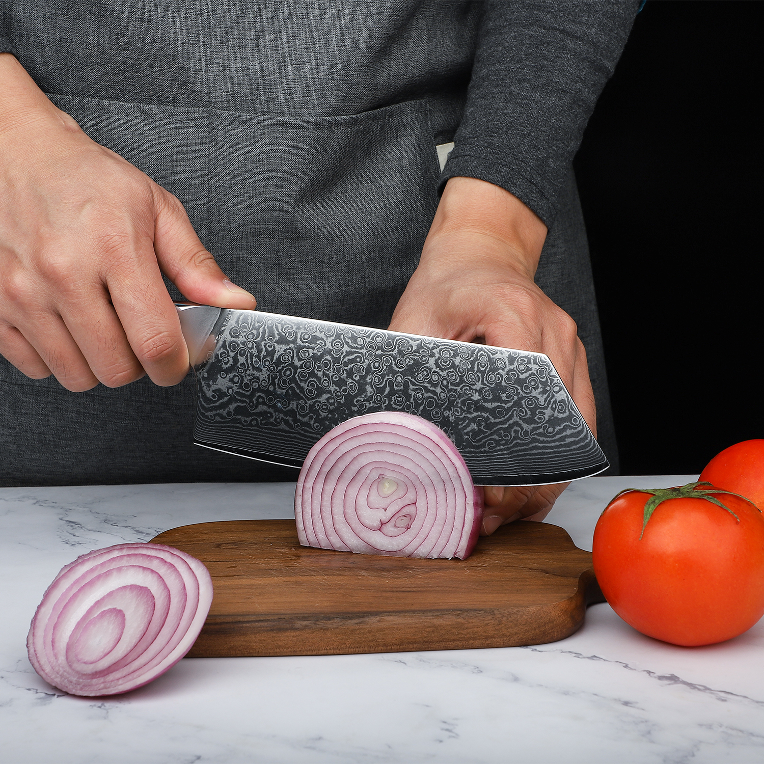 SANMUZUO 7.5 inch Nakiri Knife - Home Cooking Chef 评论和价格