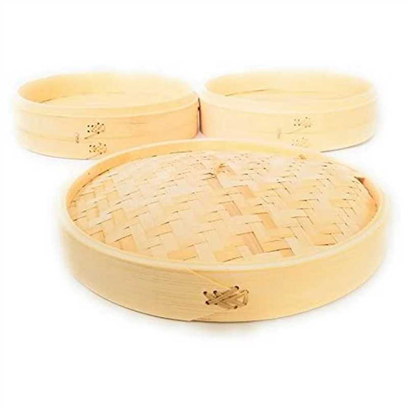 B03C-6 Piece Set - Bamboo Stea - Steamer Bamboo Set 评论和价格