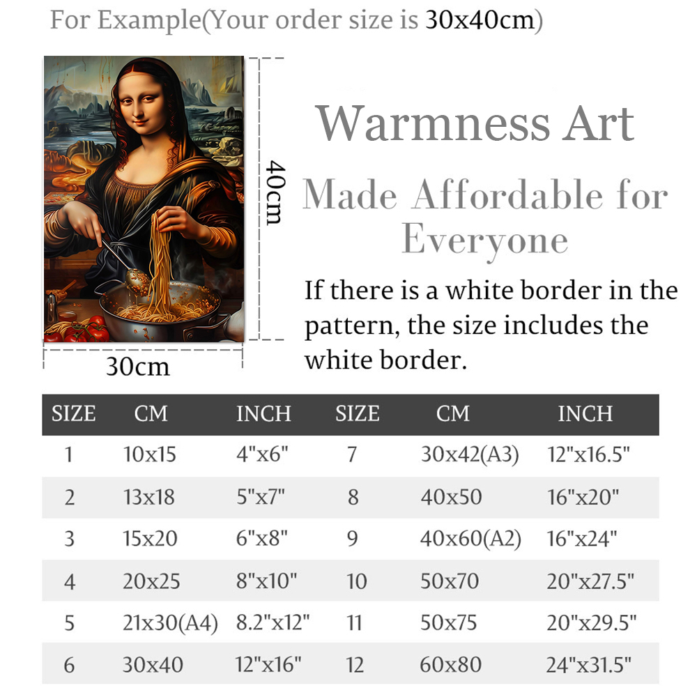 Funny Mona Lisa With Cooking I - Home Cooking In Italian 评论和价格