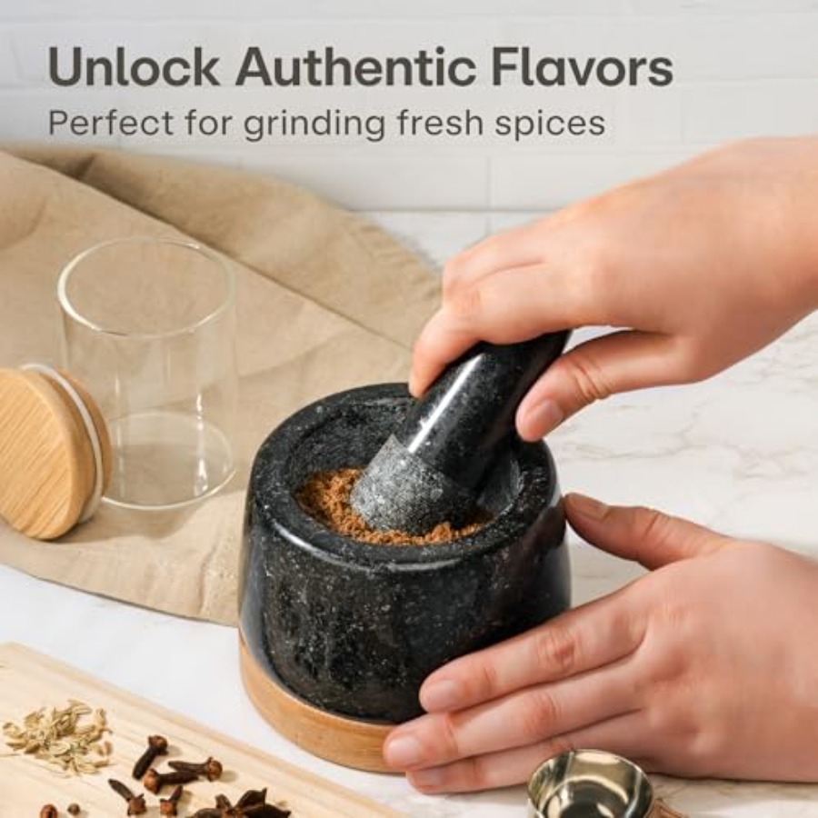 Small Mortar and Pestle Set fo - Mortar Pestle Granite 评论和价格