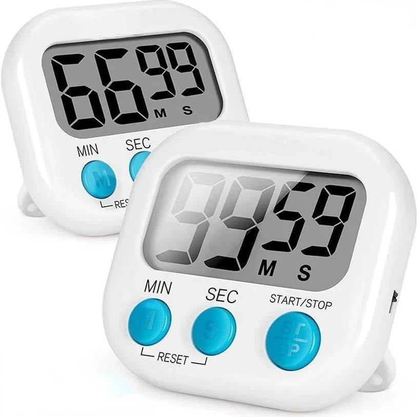 Kitchen Timer Magnetic LCD Dig - Home Cooking Cookbook 评论和价格