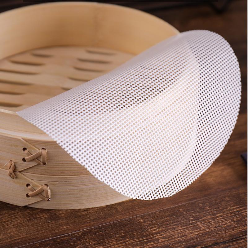 1pcs Reusable White Silicone N - Steamer Bamboo Set 评论和价格