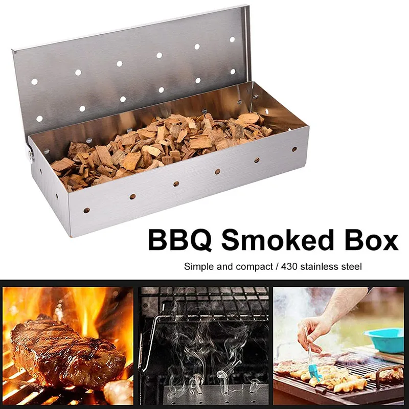 Smoker Box for Wood Chips Stai - Smoker Box Wood Chip 评论和价格