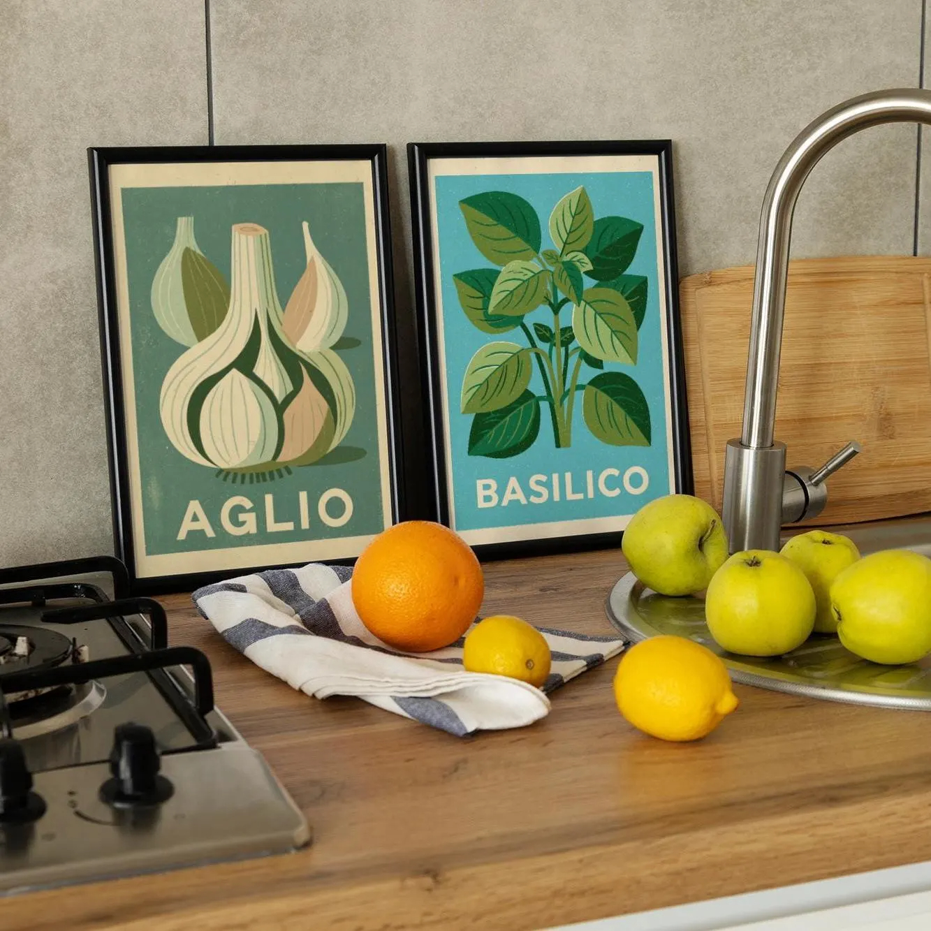 Italian Cooking Canvas Wall Ar - Home Cooking In Italian 评论和价格