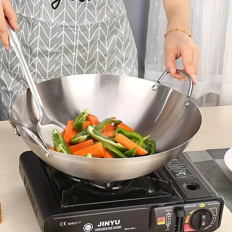 Large Uncoated Stainless Steel - Home Cooking Chef 评论和价格