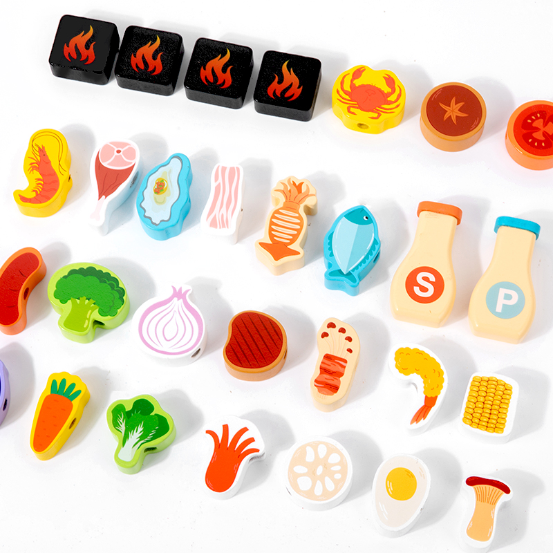 Children's Wooden Imitation Ba - Home Cooking Cookbook 评论和价格