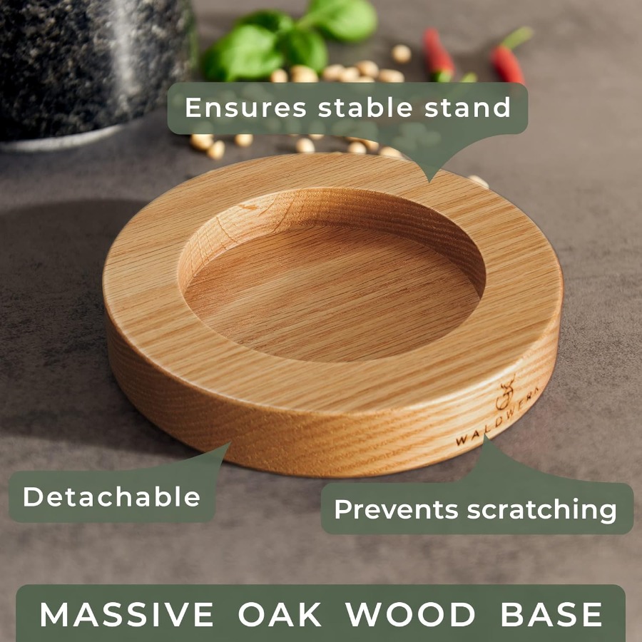 WALDWERK Mortar and Pestle Set - Mortar Pestle Granite 评论和价格
