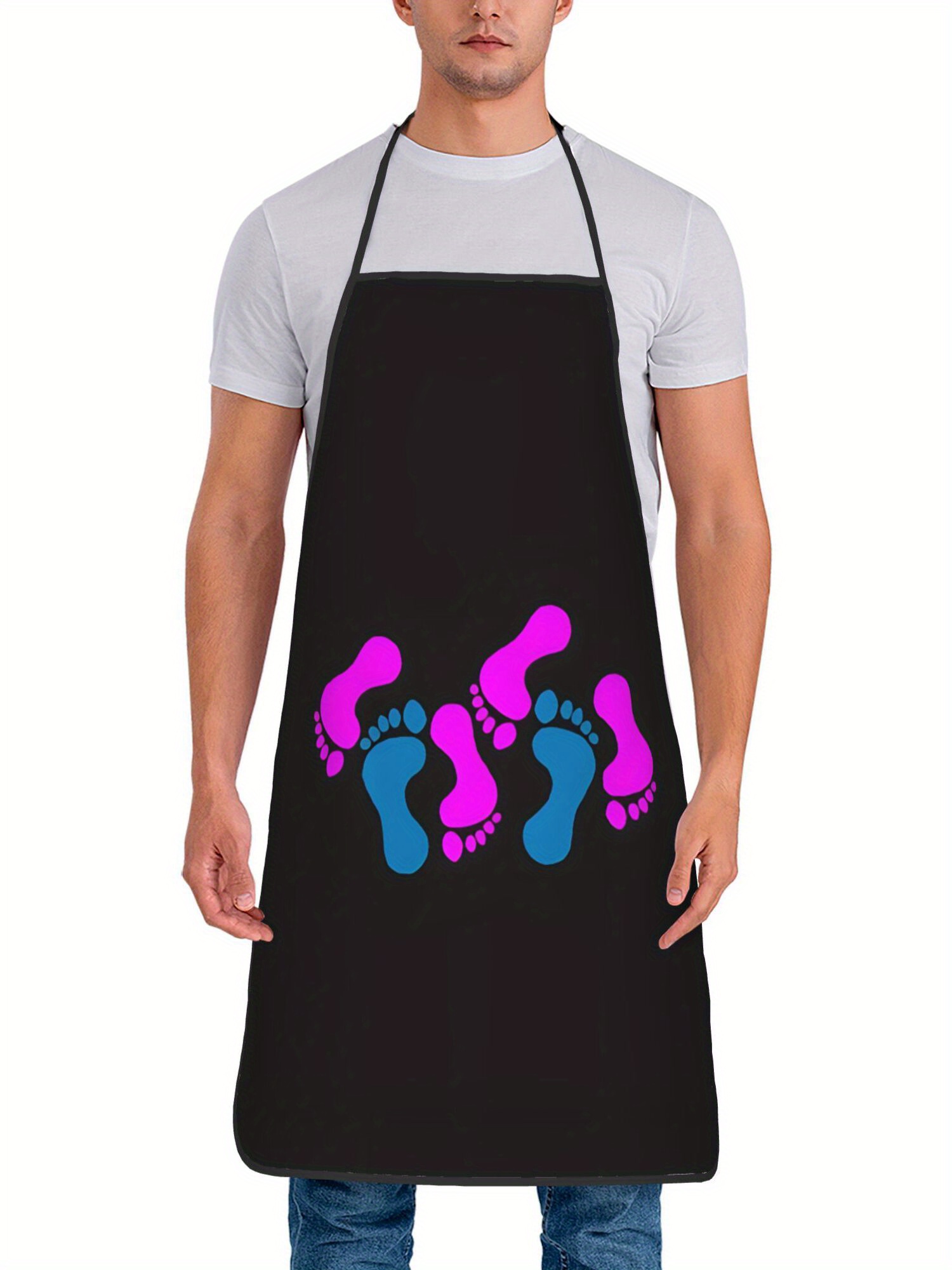 Baby Feet Kitchen Apron Pink B - Home Cooking Chef 评论和价格