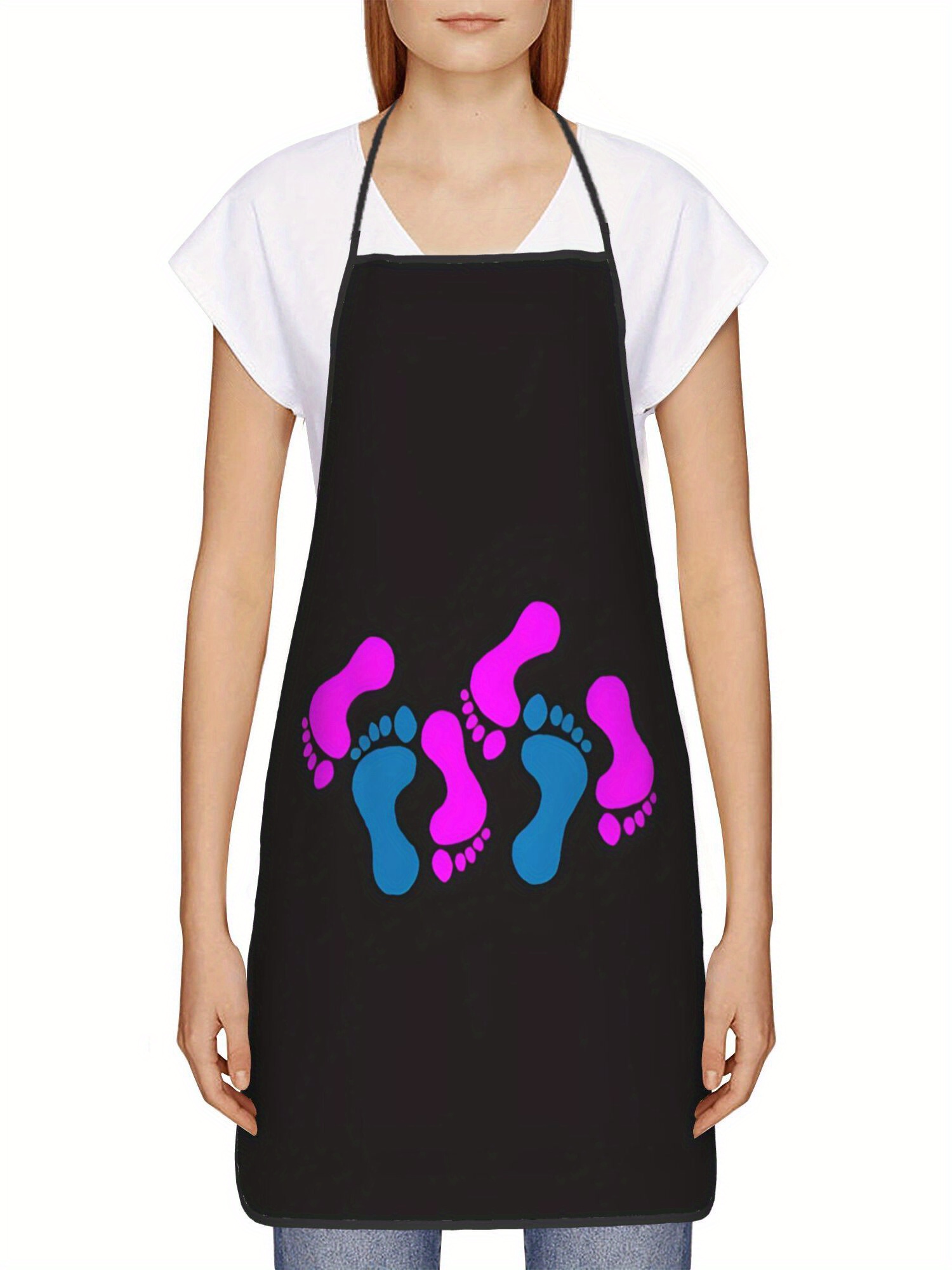 Baby Feet Kitchen Apron Pink B - Home Cooking Chef 评论和价格