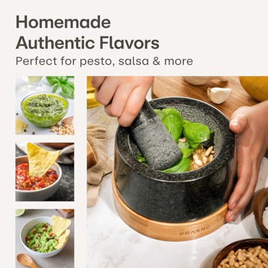 Large 2 Cup Mortar and Pestle  - Mortar Pestle Granite 评论和价格