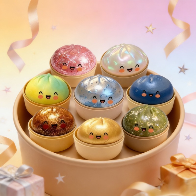 Giant Lifelike Dumpling Squeez - Steamer Bamboo Set 评论和价格