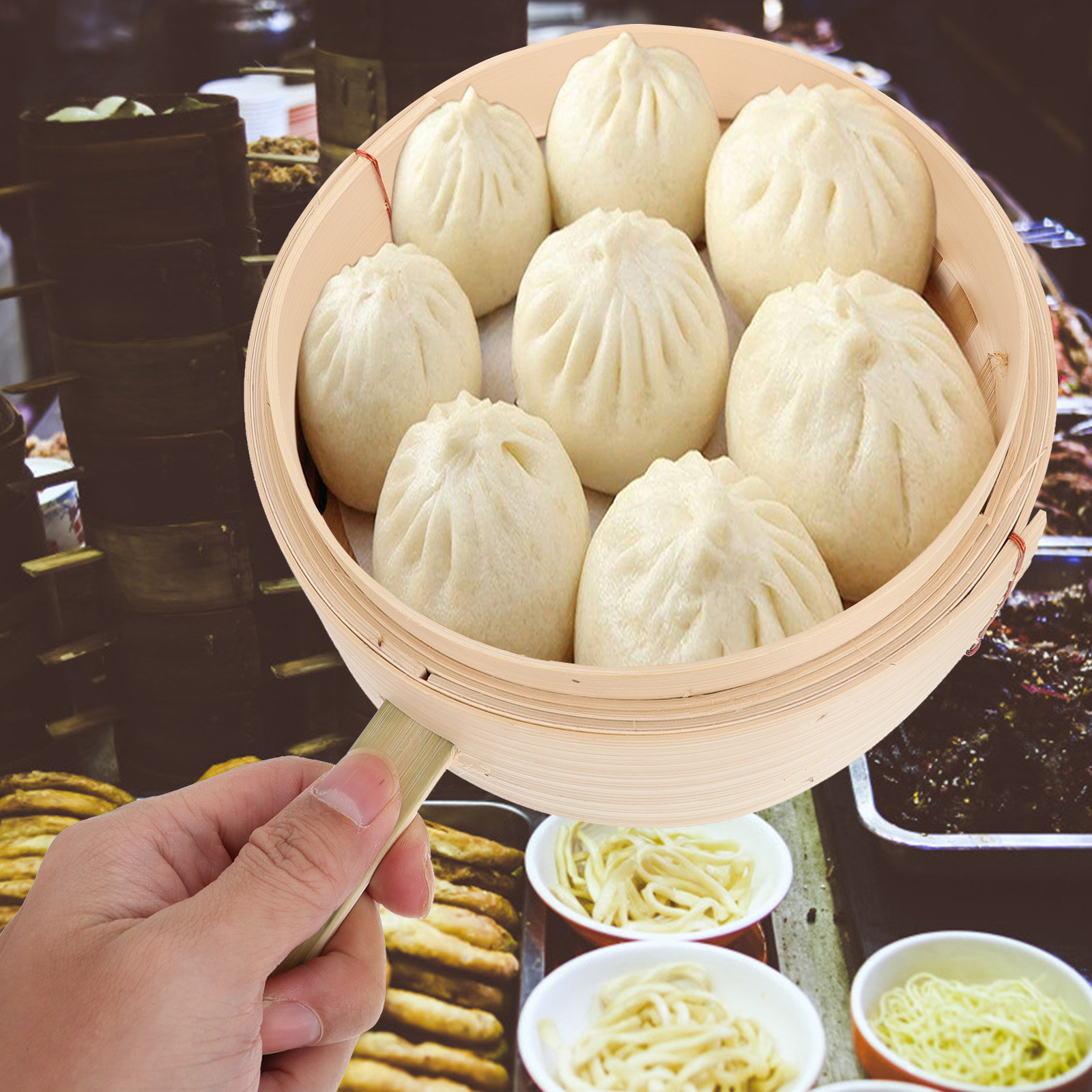 Bamboo Steamer Set Premium Kit - Steamer Bamboo Set 评论和价格