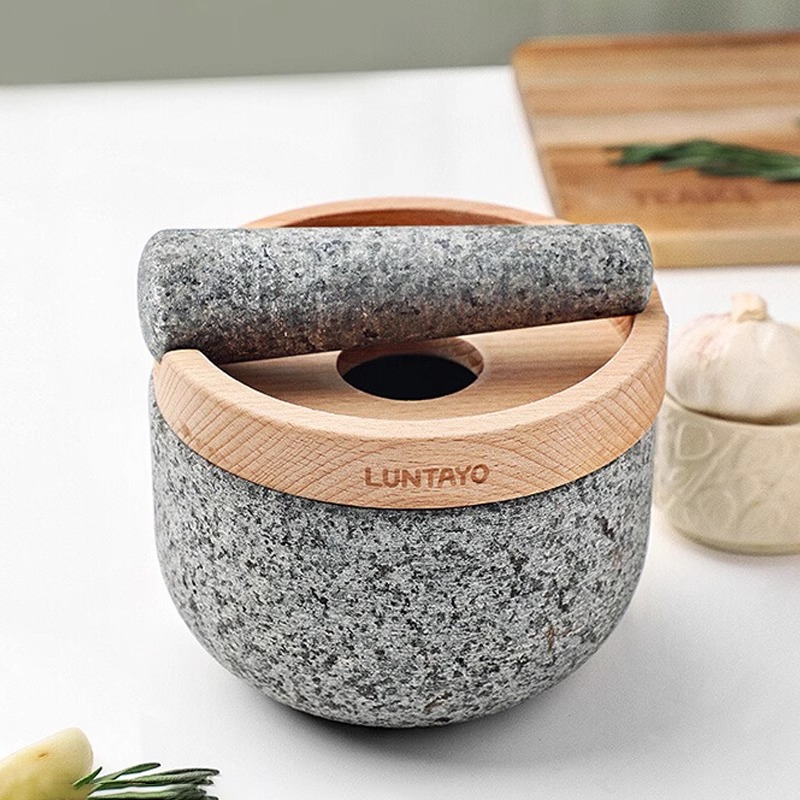 Mortar and Pestle Set Premium  - Mortar Pestle Granite 评论和价格