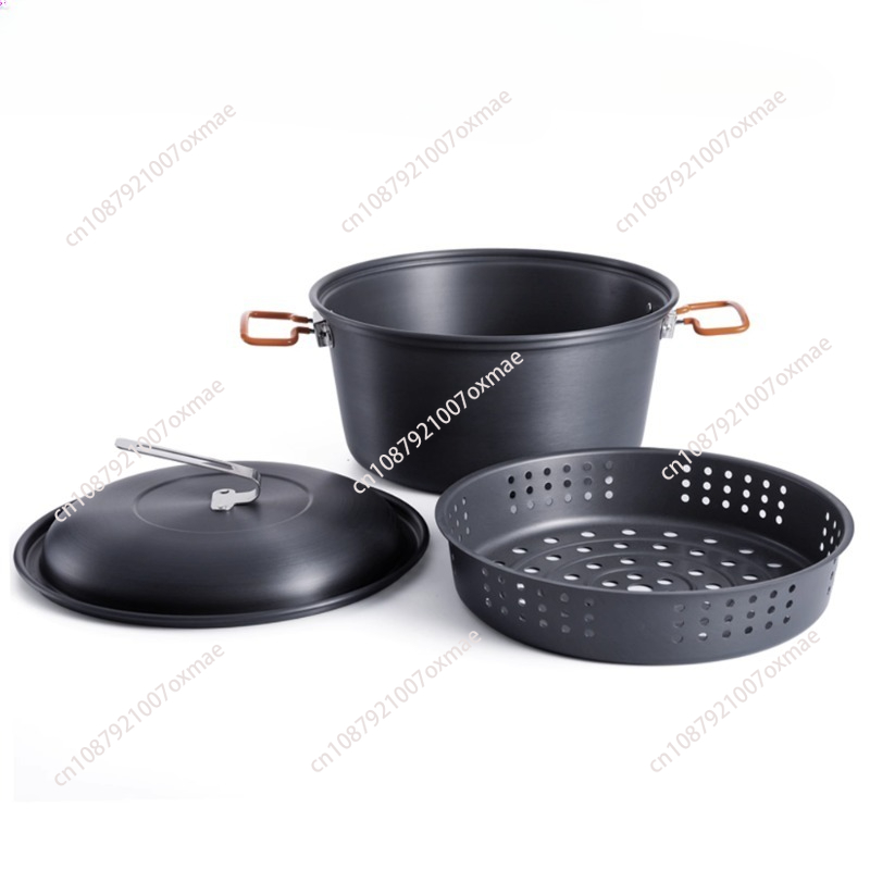 Outdoor set pot camping cookin - Steamer Bamboo Set 评论和价格