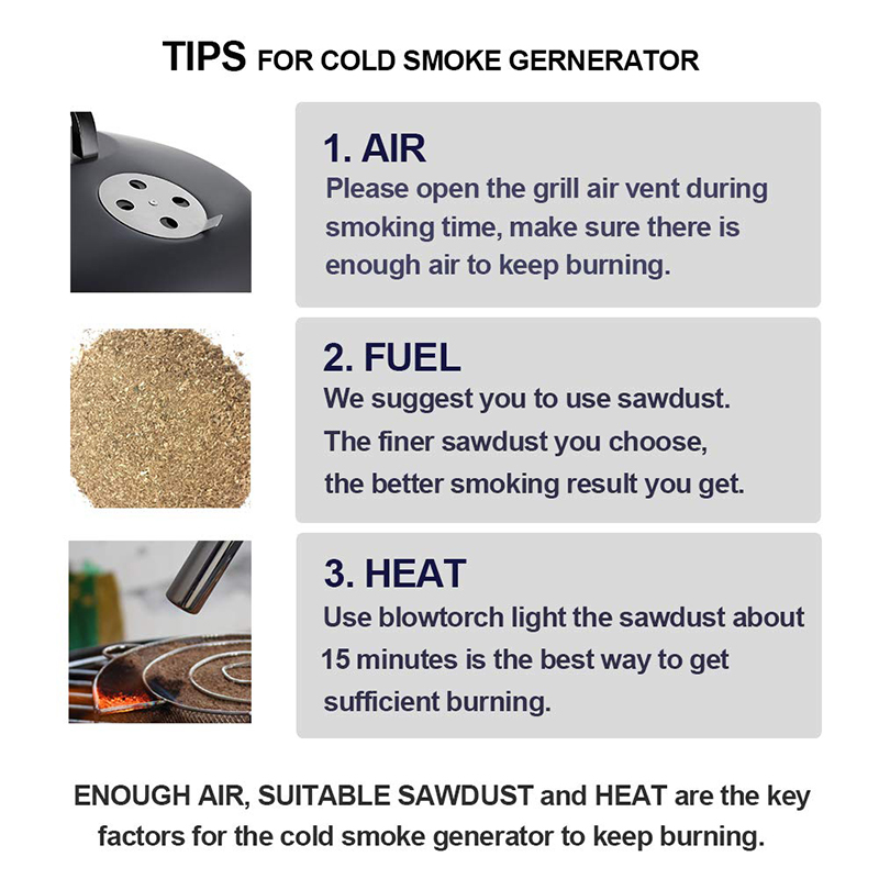 BBQ Cold Smoke Generator Stain - Smoker Box Wood Chip 评论和价格