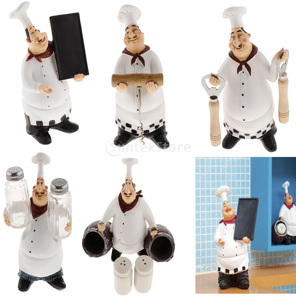 Country Retro Chef Statue Figu - Home Cooking Chef 评论和价格
