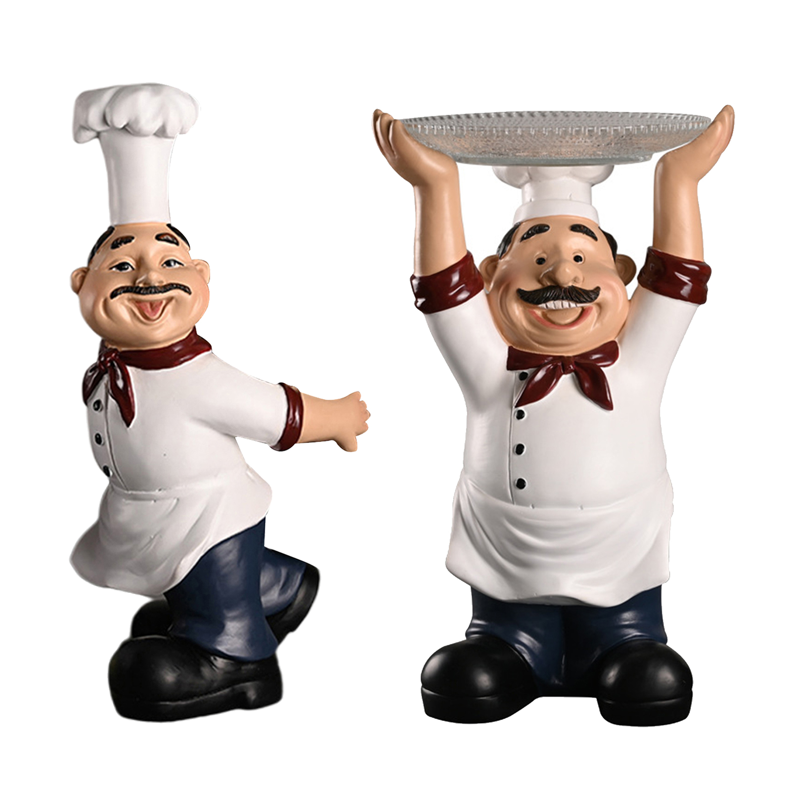 Country Retro Chef Statue Figu - Home Cooking Chef 评论和价格