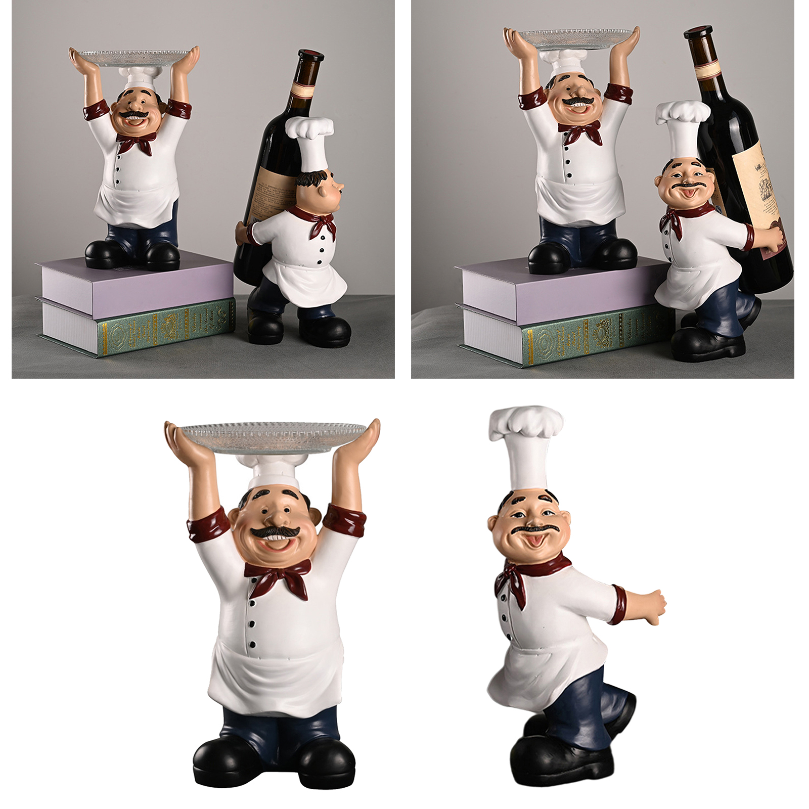 Country Retro Chef Statue Figu - Home Cooking Chef 评论和价格