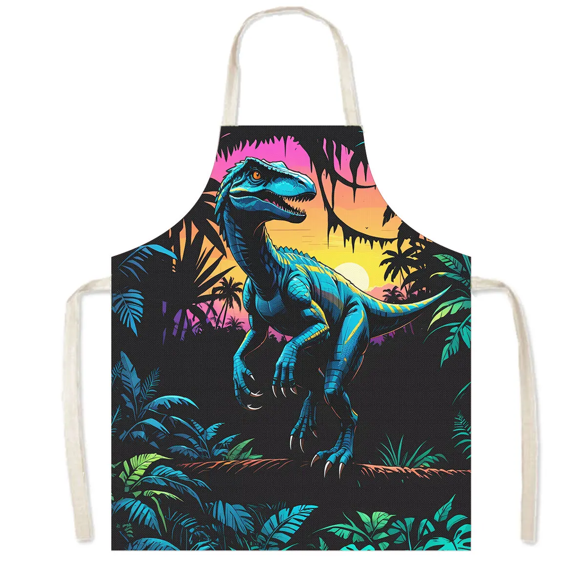 Cute Dinosaur Print Kitchen Ap - Home Cooking Chef 评论和价格