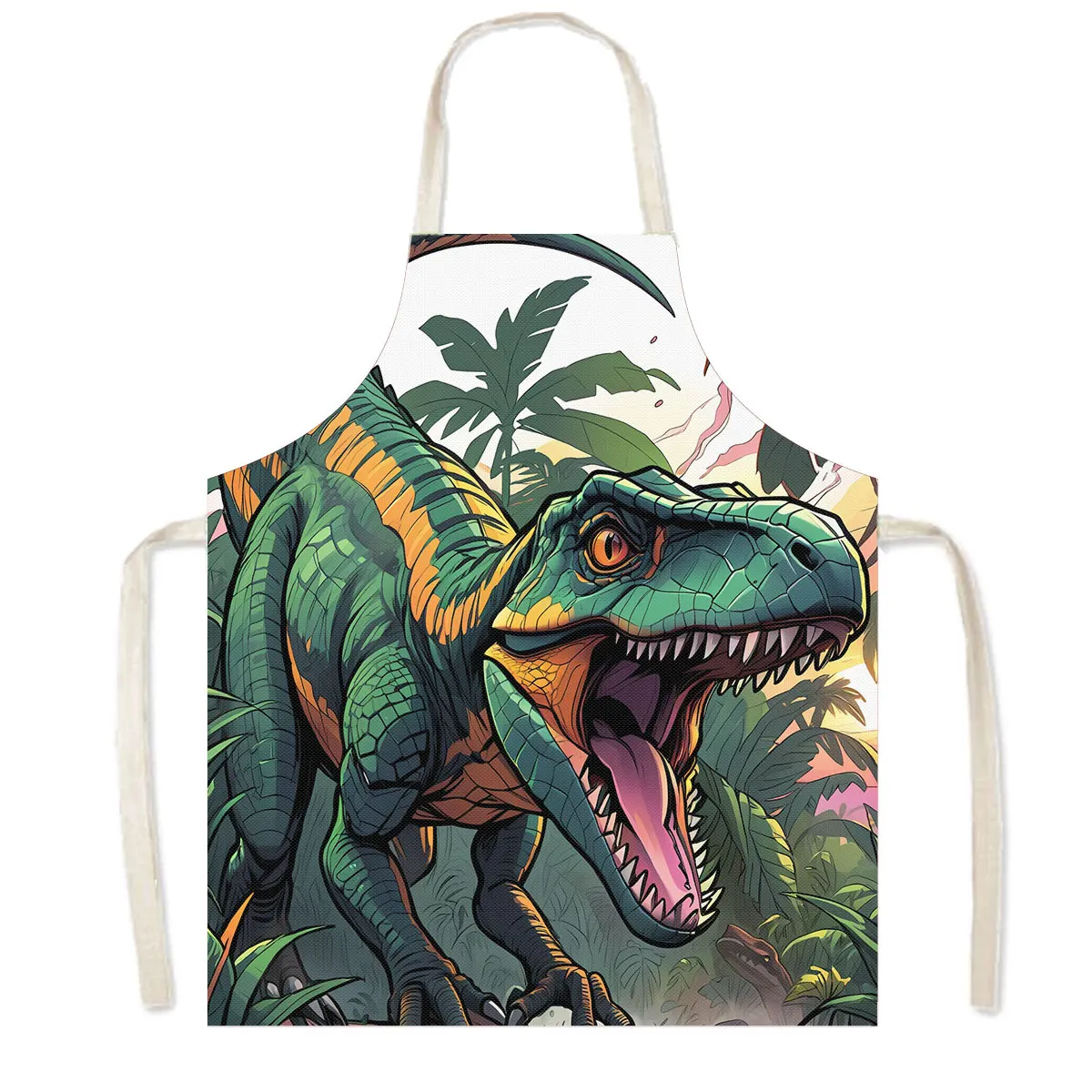 Cute Dinosaur Print Kitchen Ap - Home Cooking Chef 评论和价格