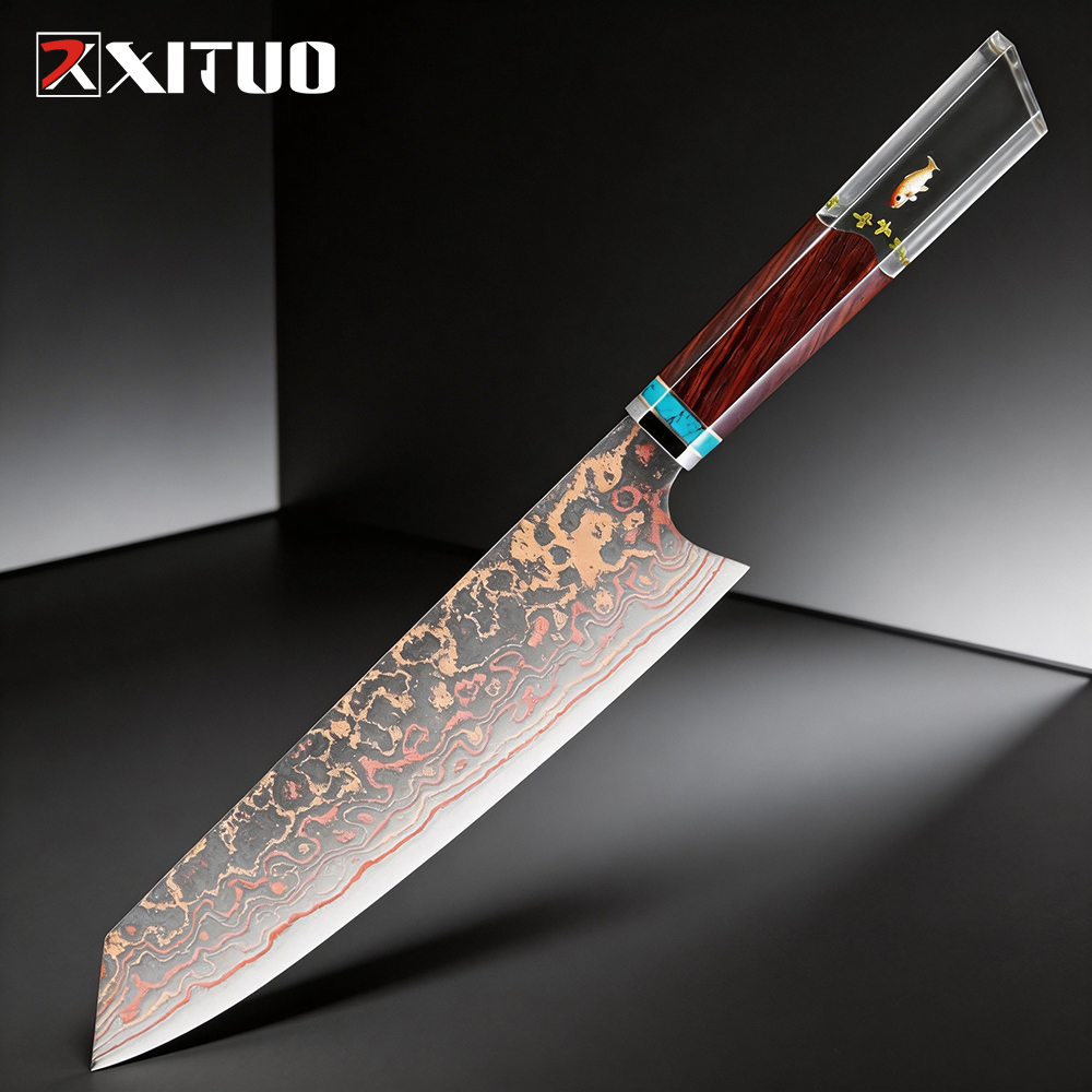 Kiritsuke Chef Knife,8 Inch, 3 - Home Cooking Chef 评论和价格