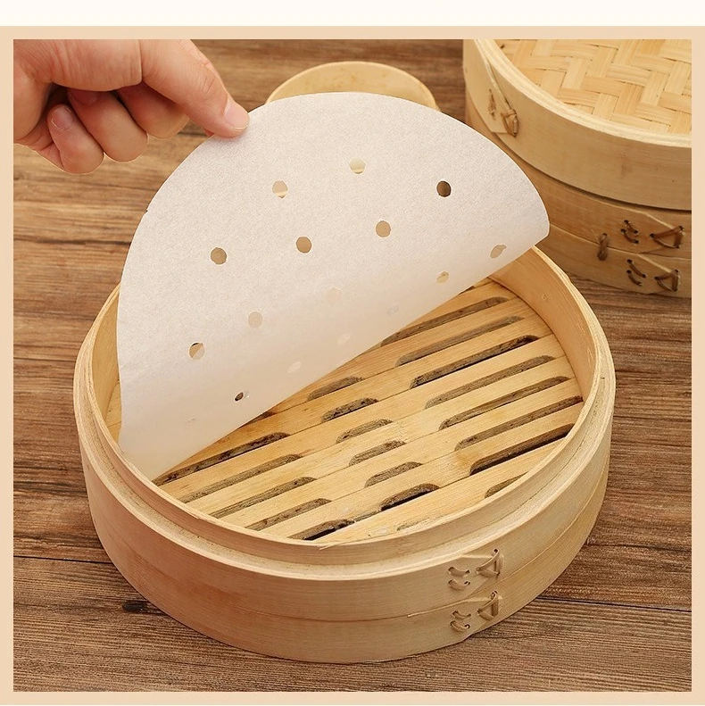 100Pcs Food Grade Disposable S - Steamer Bamboo Set 评论和价格