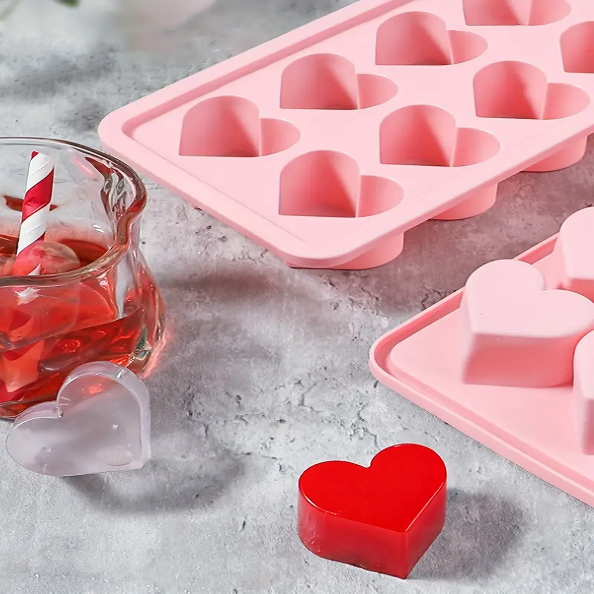 10-Grid Heart-Shaped Silicone  - Home Cooking Appliances 评论和价格