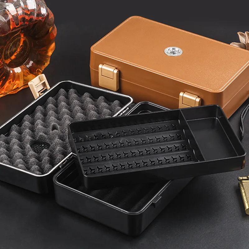 10pcs ABS Humidor Cigar Box Tr - Smoker Box Wood Chip 评论和价格