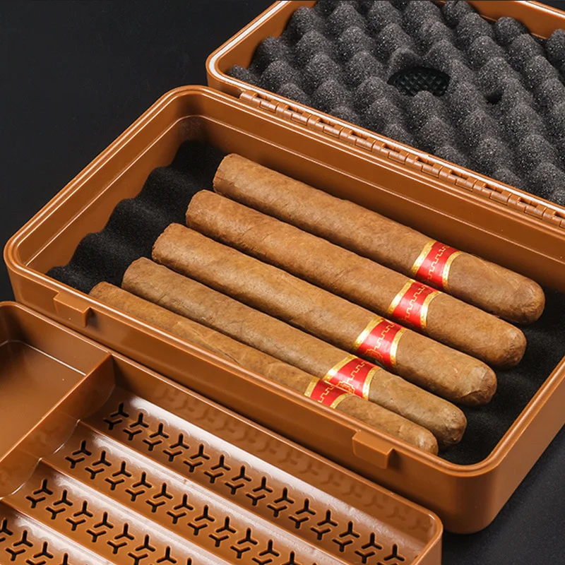 10pcs ABS Humidor Cigar Box Tr - Smoker Box Wood Chip 评论和价格