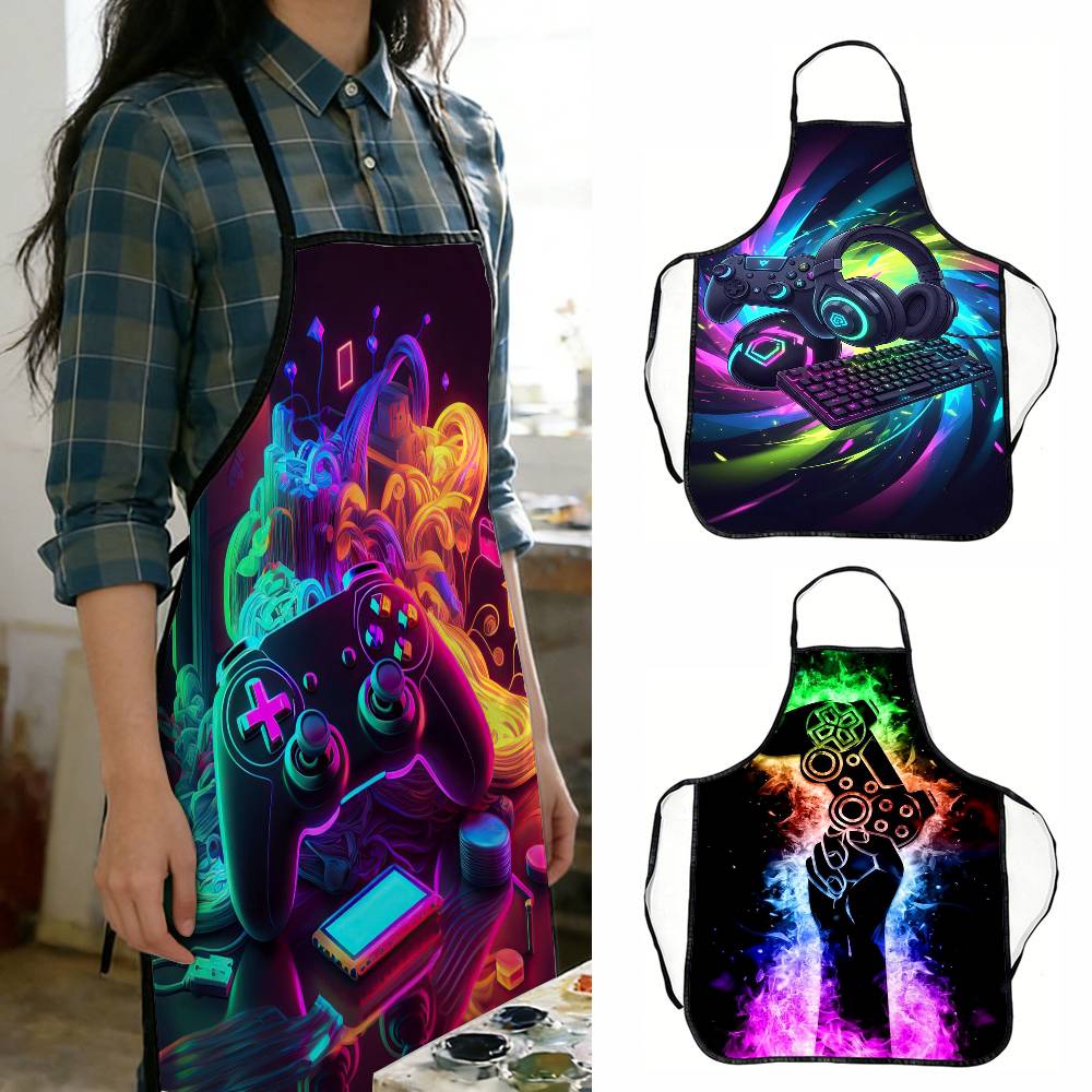 1PC Neon Video Game Apron with - Home Cooking Video 评论和价格