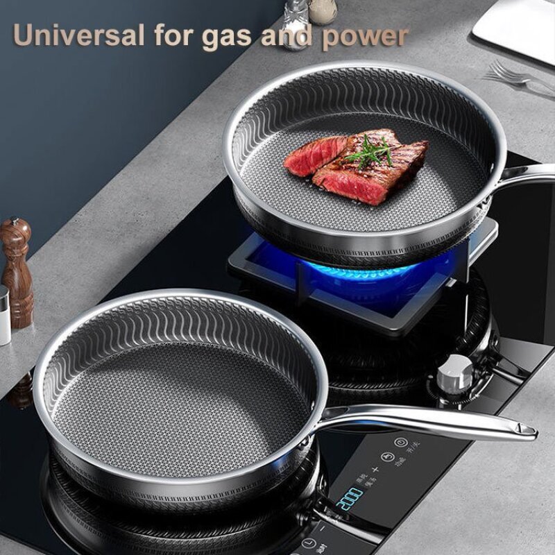 Stainless Steel Non Stick Fryi - Home Cooking Cookbook 评论和价格