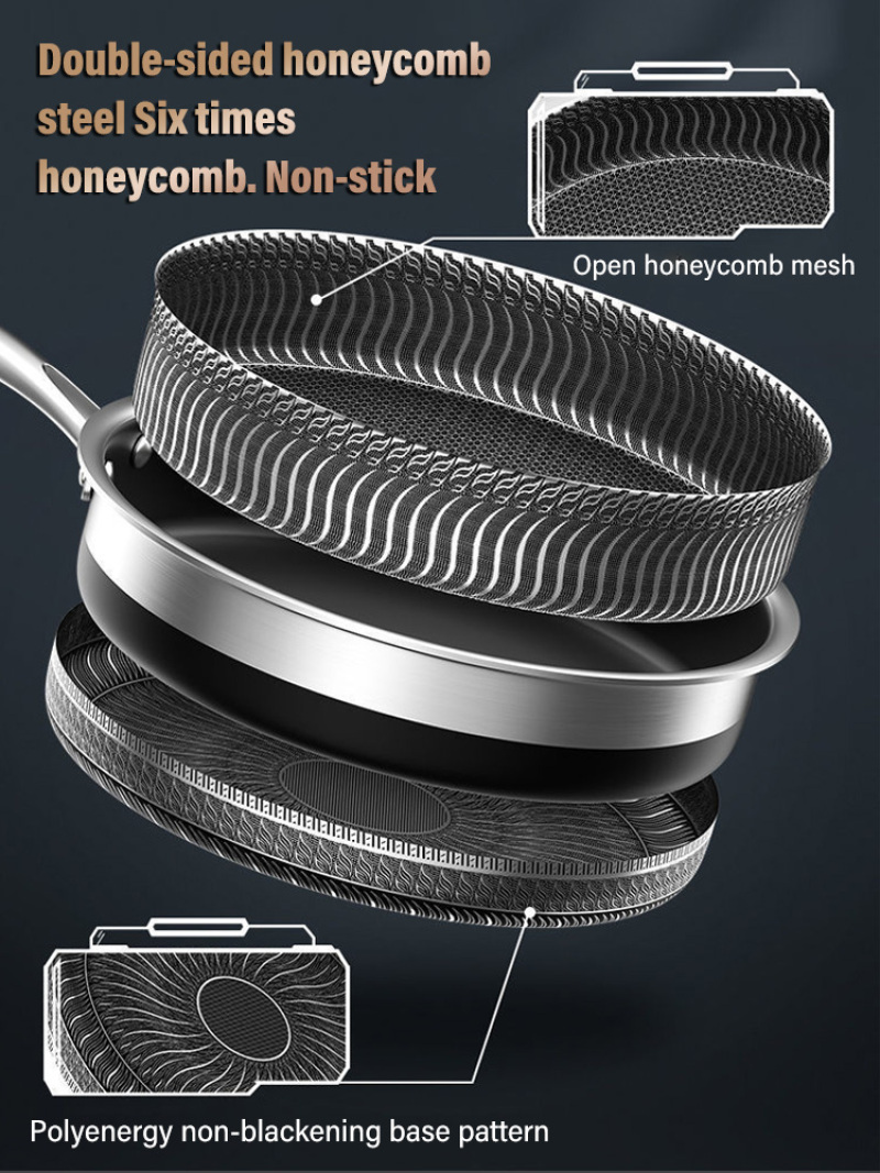 Stainless Steel Non Stick Fryi - Home Cooking Cookbook 评论和价格
