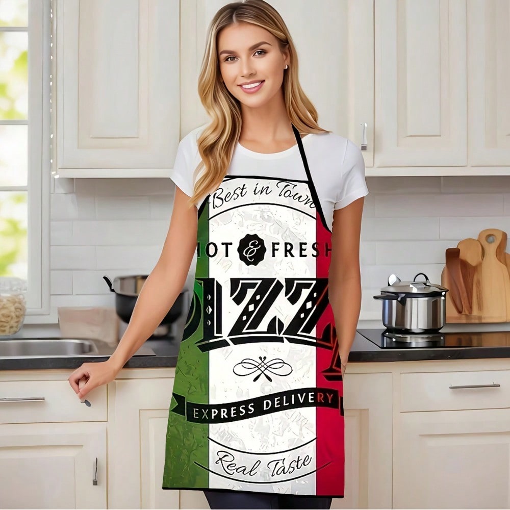 1 Italian Pizza Pattern Kitche - Home Cooking In Italian 评论和价格