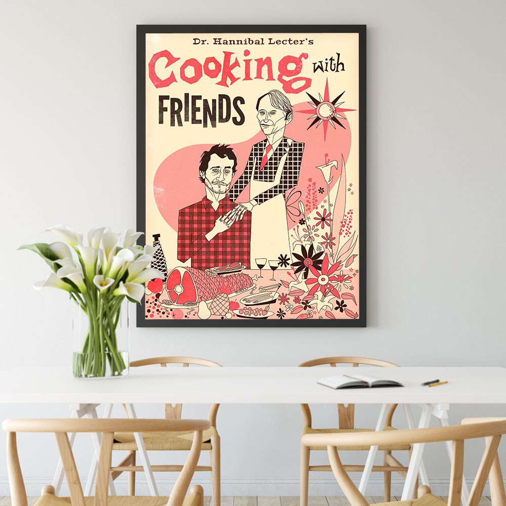 Kitchen Canvas Painting Hannib - Home Cooking Cookbook 评论和价格