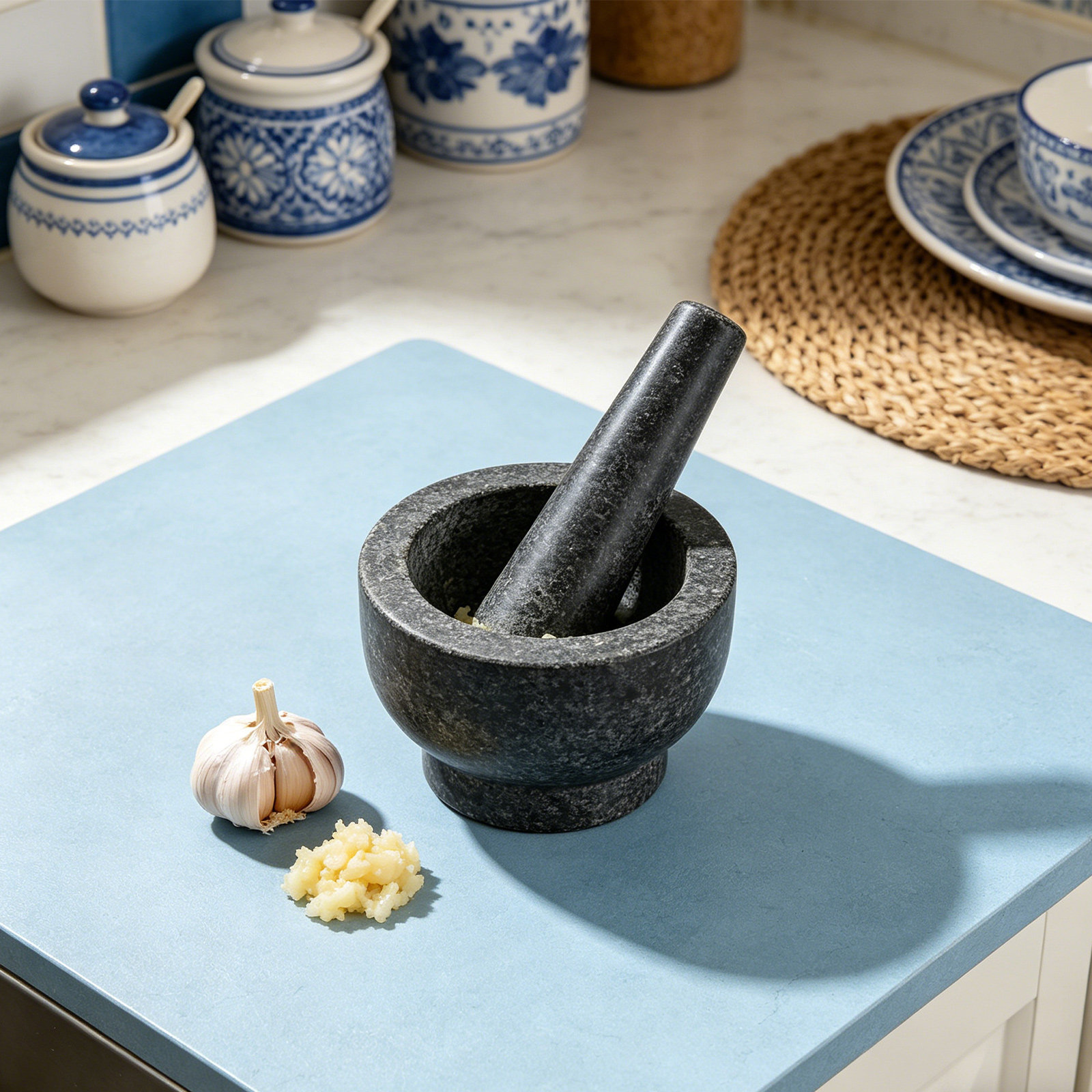 Unpolished Granite Pestle Only - Mortar Pestle Granite 评论和价格
